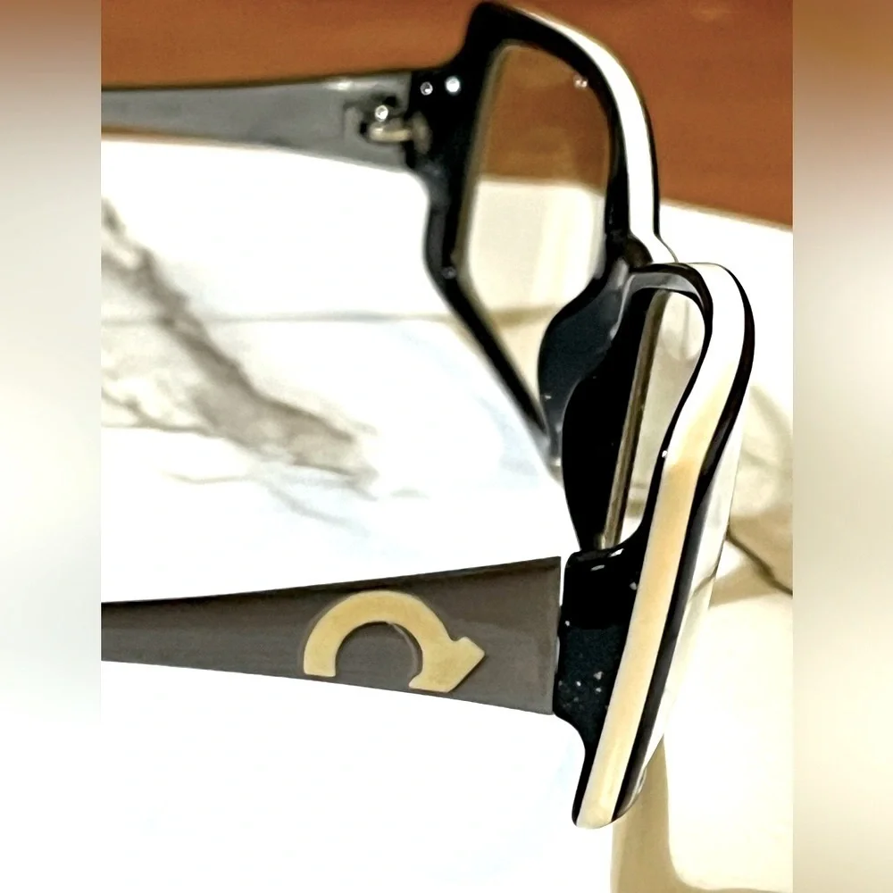 Salvatore Ferragamo Women’s Eyeglasses 2588 437 Silver White Black 52-16-135